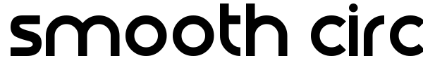 Smooth Circulars font preview